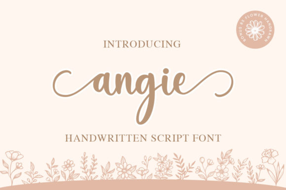 Angie Script Font Review for Handmade Branding