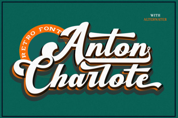 Anton Charlote: Elevating Editorial Design with Retro Script Typography