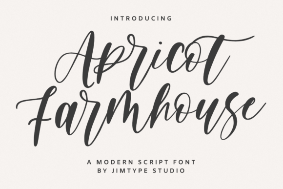 Apricot Farmhouse: The Script Font That Transformed My Small Business Brand