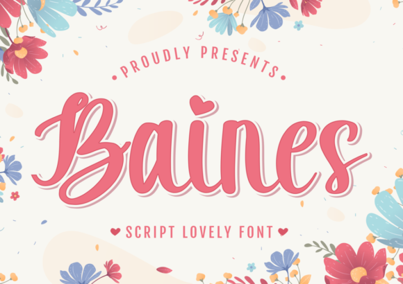 Baines: The Playful Script Handwritten Font for Standout Campaigns