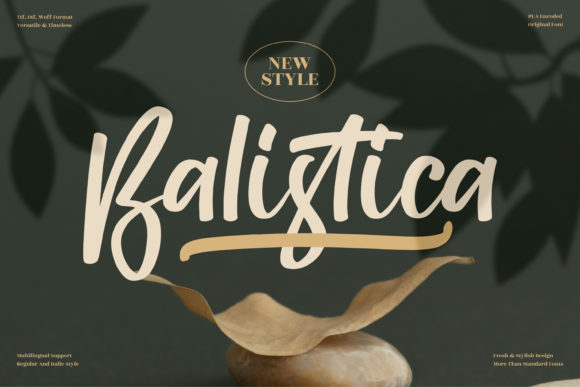 Balistica Script Font Review for Elegant Branding