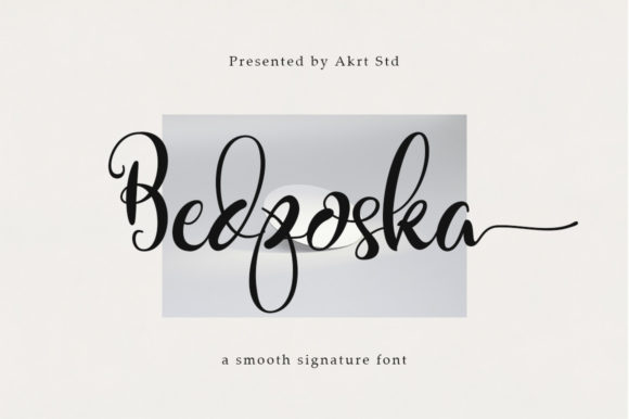 Bedposka: The Graceful Script Font for Editorial Design
