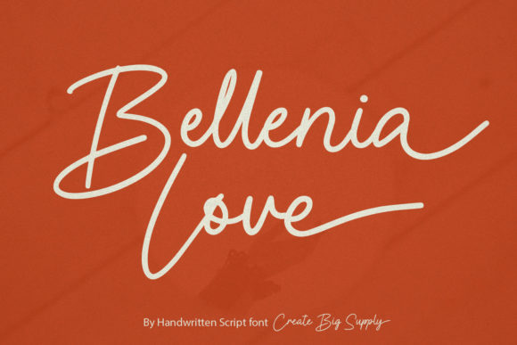 Bellenia Love: A Graceful Script Font for Elegant Branding