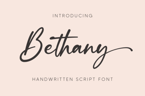 Bethany Script Font for Elegant Branding Projects