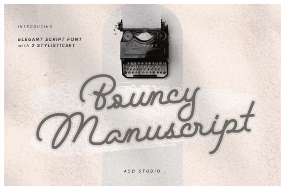 Bouncy Manuscript: Elegant Script Fonts for Luxury Web Design