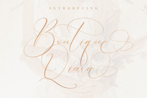 Boutique Qiara: A Graceful Script Font for Elegant Campaign Design