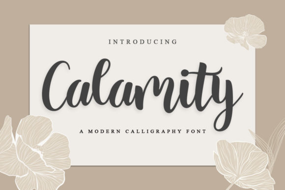 Calamity Script Font for Elegant Digital Branding