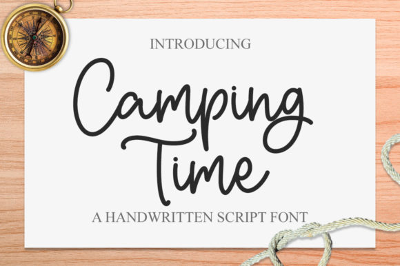 Camping Time: The Playful Script Handwritten Font for Engaging Digital Content