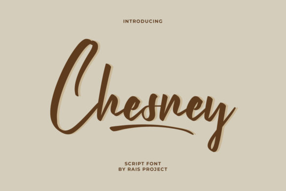 Chesney Script Font for Branding and Social Campaigns