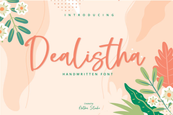 Dealistha: A Chic Script Handwritten Font for Editorial Design