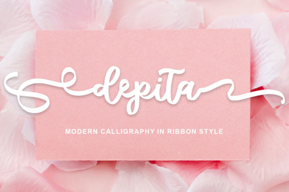 Depita Script Font for Boutique Branding