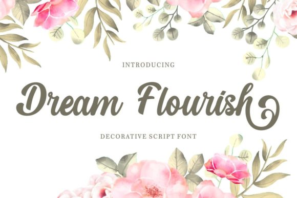 Dream Flourish: A Magical Script Font for Elegant Branding