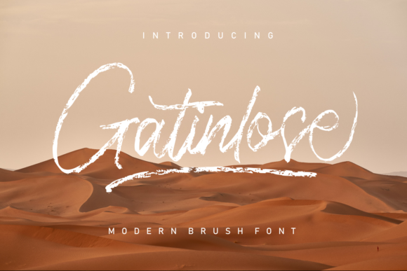 Gatinlose Script Font Review for Modern Campaign Design