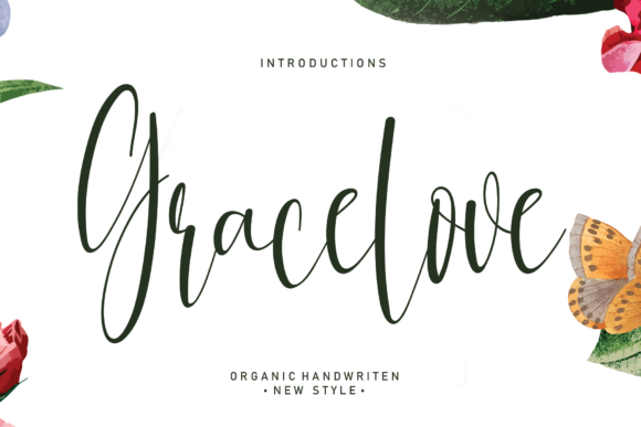 Gracelove: A Refined Script Typeface for Editorial and Brand Design