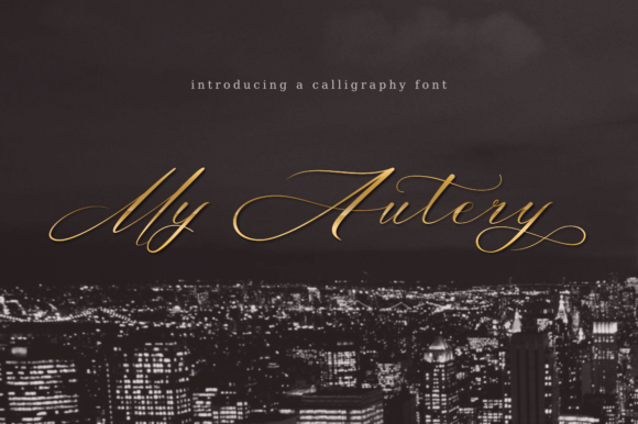 My Autery: A Dainty Script Handwritten Font for Editorial Design
