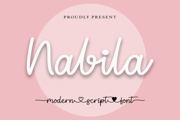 Nabila Script Font for Elegant Brand Identity Design