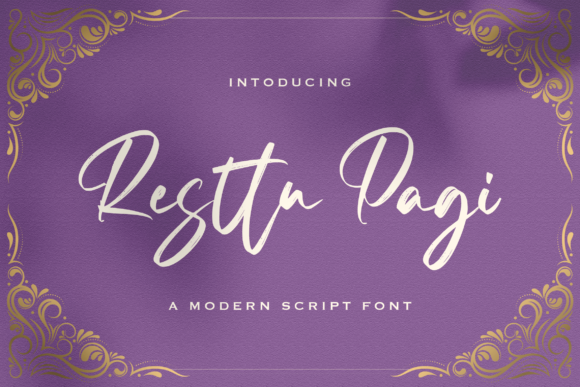 Resttu Pagi: The Playful Script Font for Scroll-Stopping Campaigns