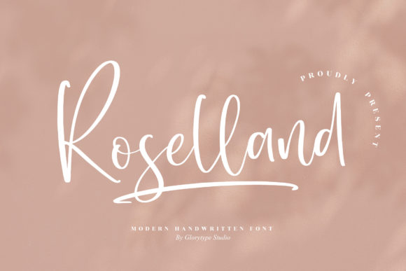 Roselland: The Script Handwritten Font for Polished Brand Identity