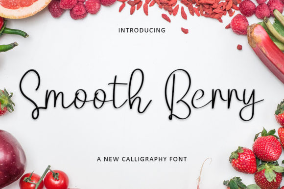 Smooth Berry Script Handwritten Fonts Review