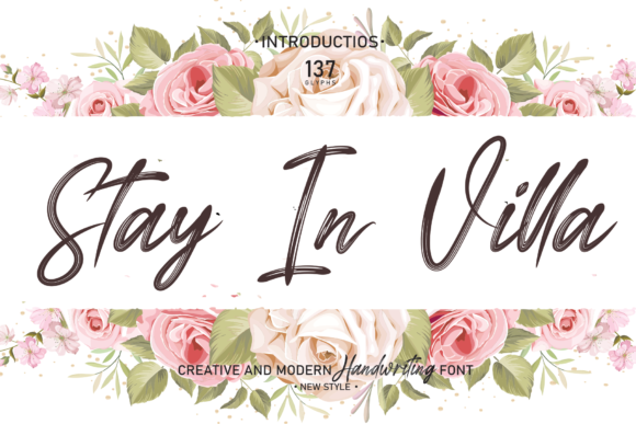 Stay in Villa: A Refined Script for Modern Design