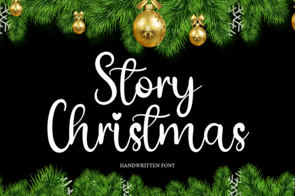 Story Christmas: A Playful Script Handwritten Font for Editorial Design