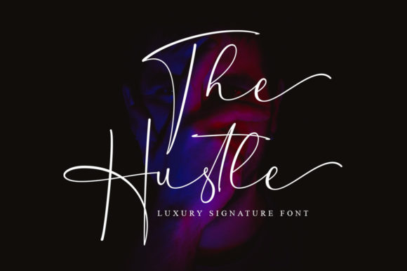 The Hustle Script Handwritten Font for Elegant Designs