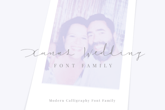 Xanas Wedding Typeface for Elegant Brand Identity